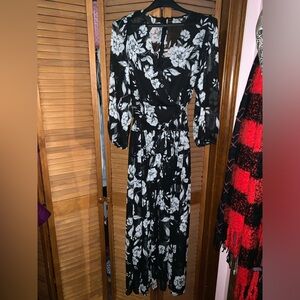 Calvin Klein floral dress.